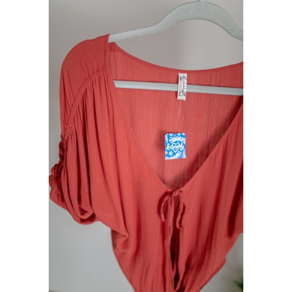 NWT Intimately Free People Bodysuit Short Sleeve SZ M